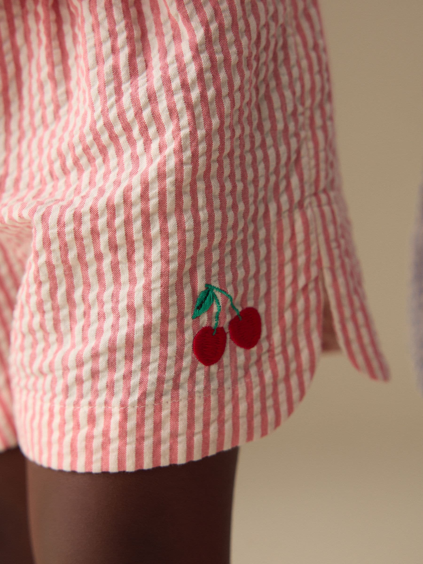 Dsiney Kidz - Blue & Red Stripe Pullon Shorts 2 Packs (3mths-10yrs) image 6