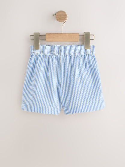 Dsiney Kidz - Blue & Red Stripe Pullon Shorts 2 Packs (3mths-10yrs) image 9