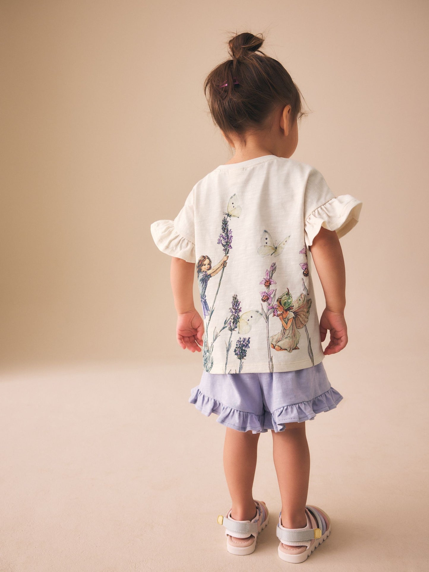 Ecru White Flower Fairies Shorts Set (3mths-7yrs) image 3