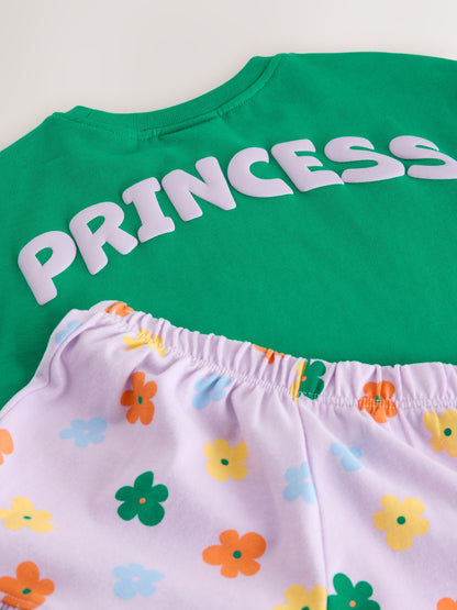Green Disney Princess Shorts Set (3mths-7yrs) image 10