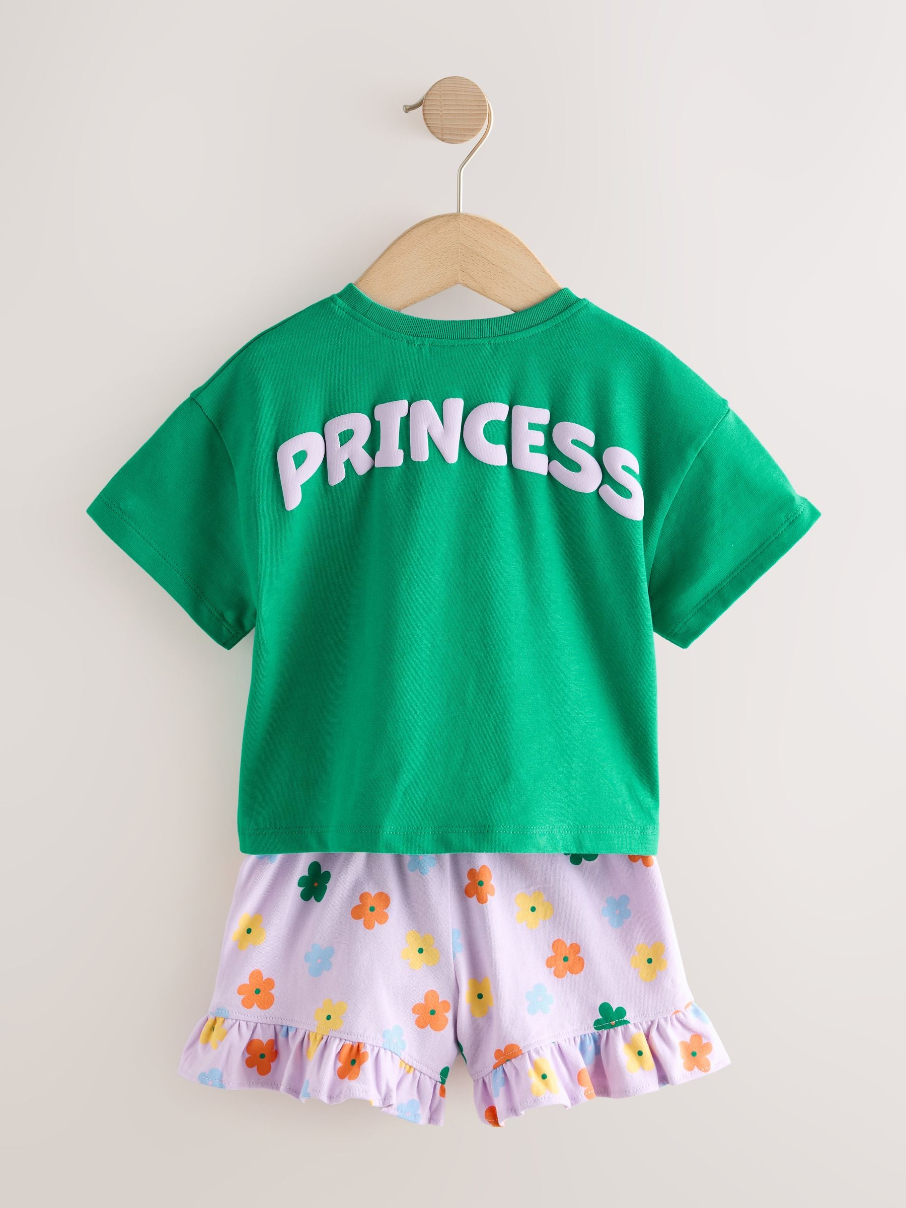 Green Disney Princess Shorts Set (3mths-7yrs) image 7
