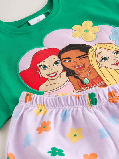 Green Disney Princess Shorts Set (3mths-7yrs) image 9