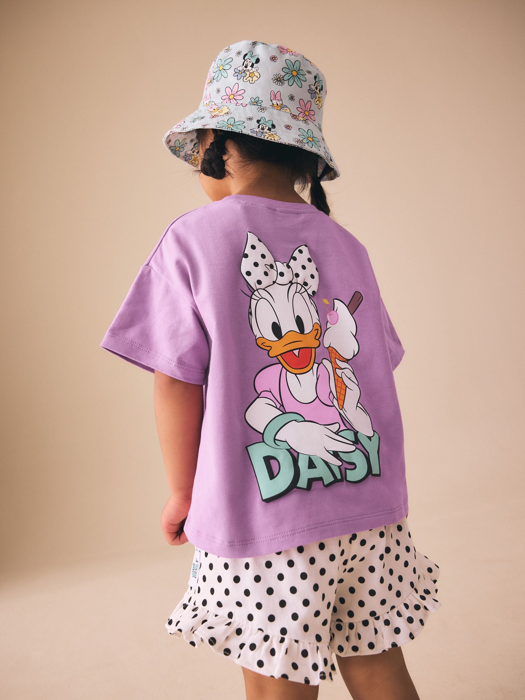 Purple Disney Daisy Duck Shorts Set (3mths-7yrs) image 1