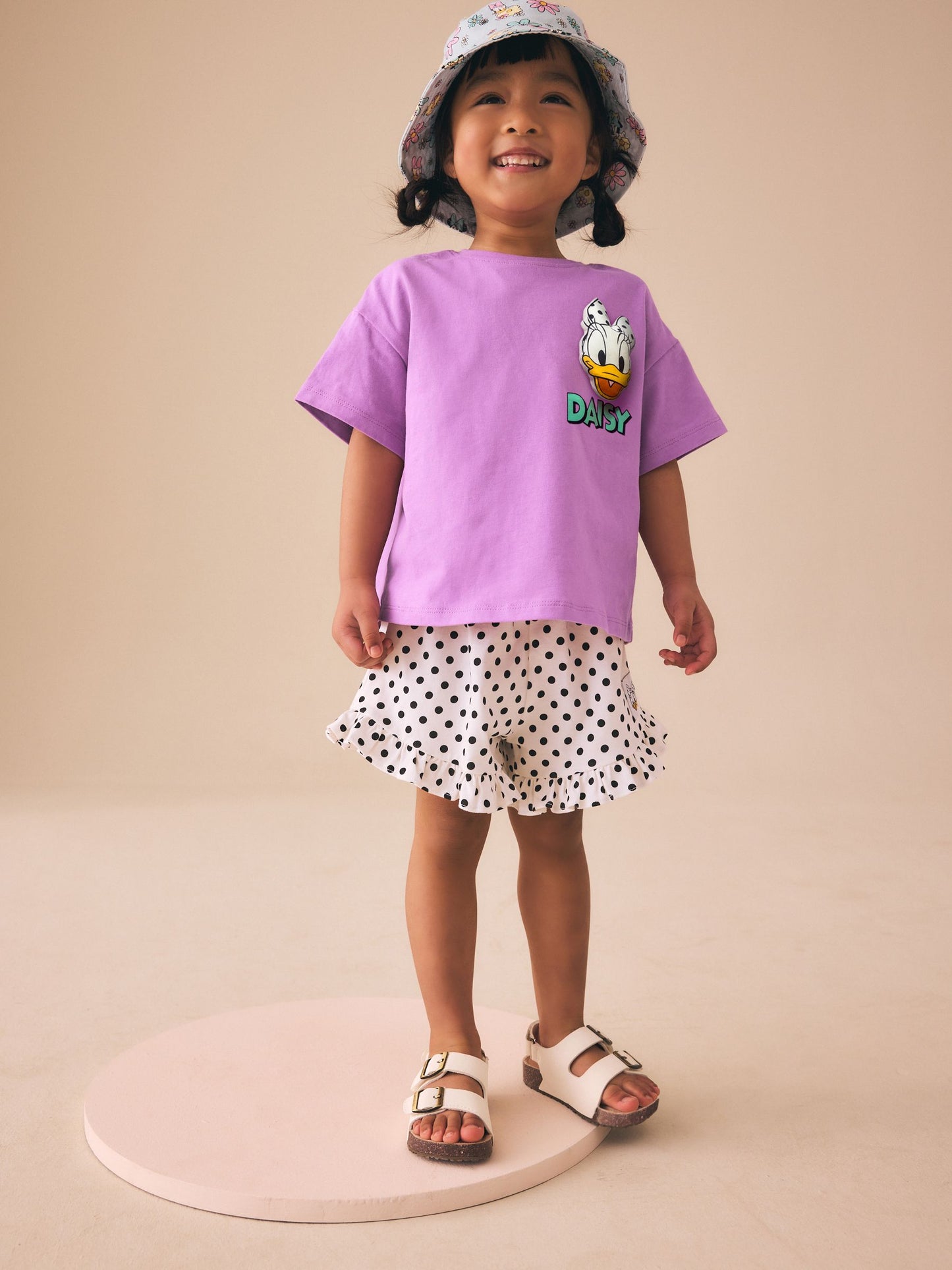 Purple Disney Daisy Duck Shorts Set (3mths-7yrs) image 2