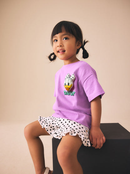 Purple Disney Daisy Duck Shorts Set (3mths-7yrs) image 3