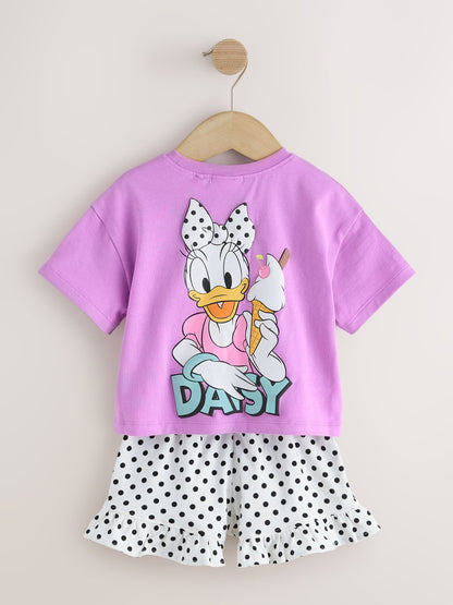 Purple Disney Daisy Duck Shorts Set (3mths-7yrs) image 8