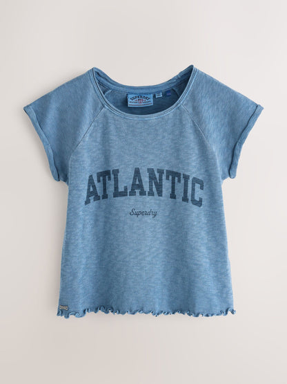 Superdry Blue/Grey T-Shirts 3 Pack image 2