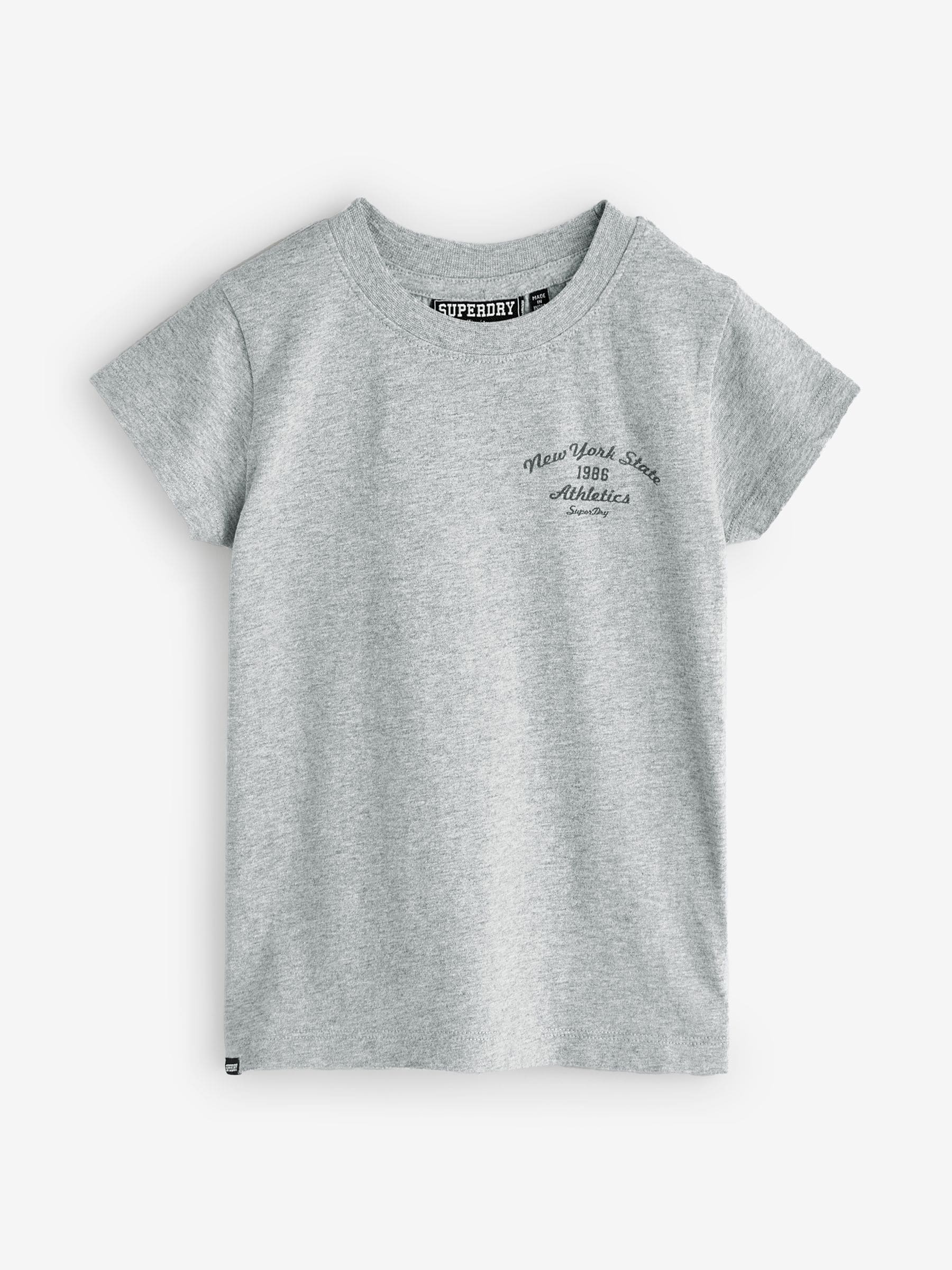 Superdry Pink/Blue T-Shirts 3 Pack image 4