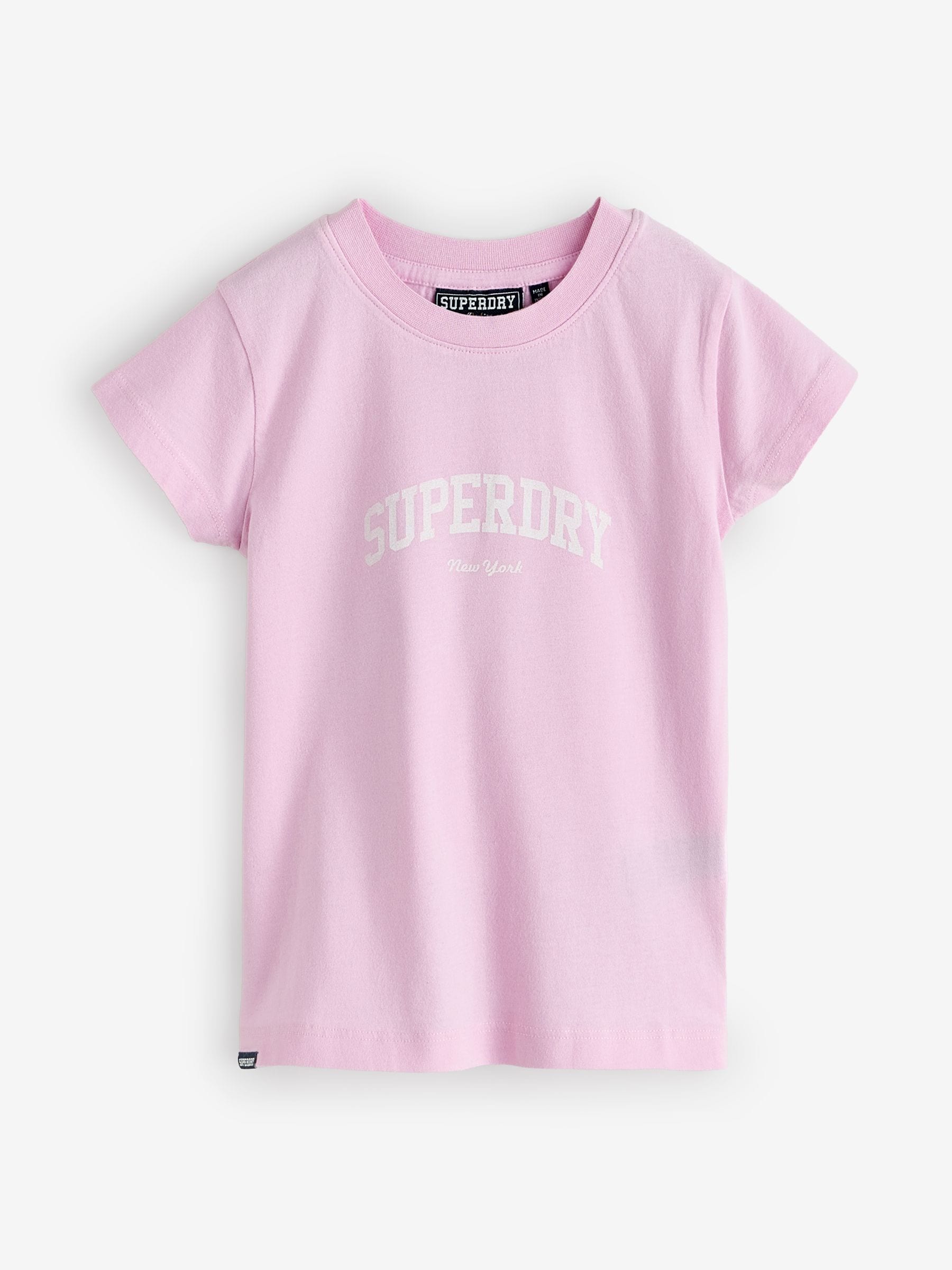 Superdry Pink/Blue T-Shirts 3 Pack image 5