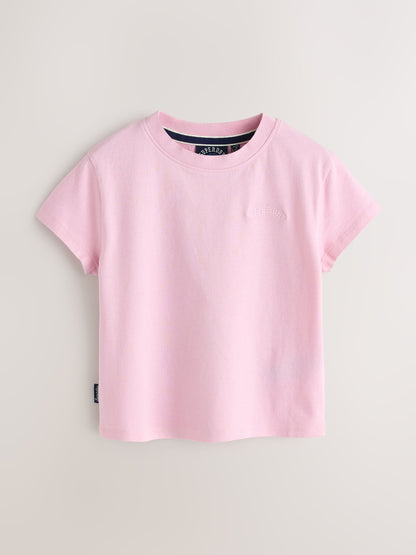Superdry Pink/Navy T-Shirts 3 Pack image 4