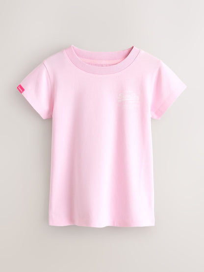 Superdry Navy/White T-Shirts 3 Pack image 4