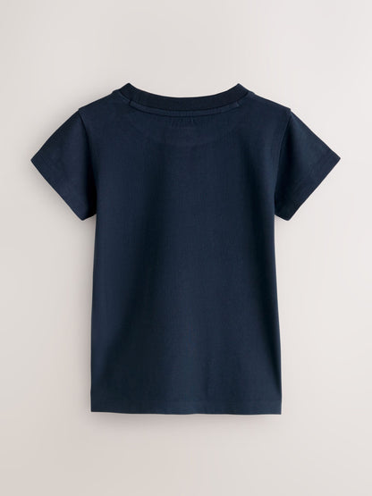 Superdry Navy/White T-Shirts 3 Pack image 5