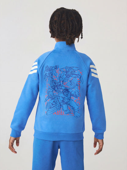 Dsiney Kidz - adidas Blue Marvel Avengers Little Kids Tracksuit image 5