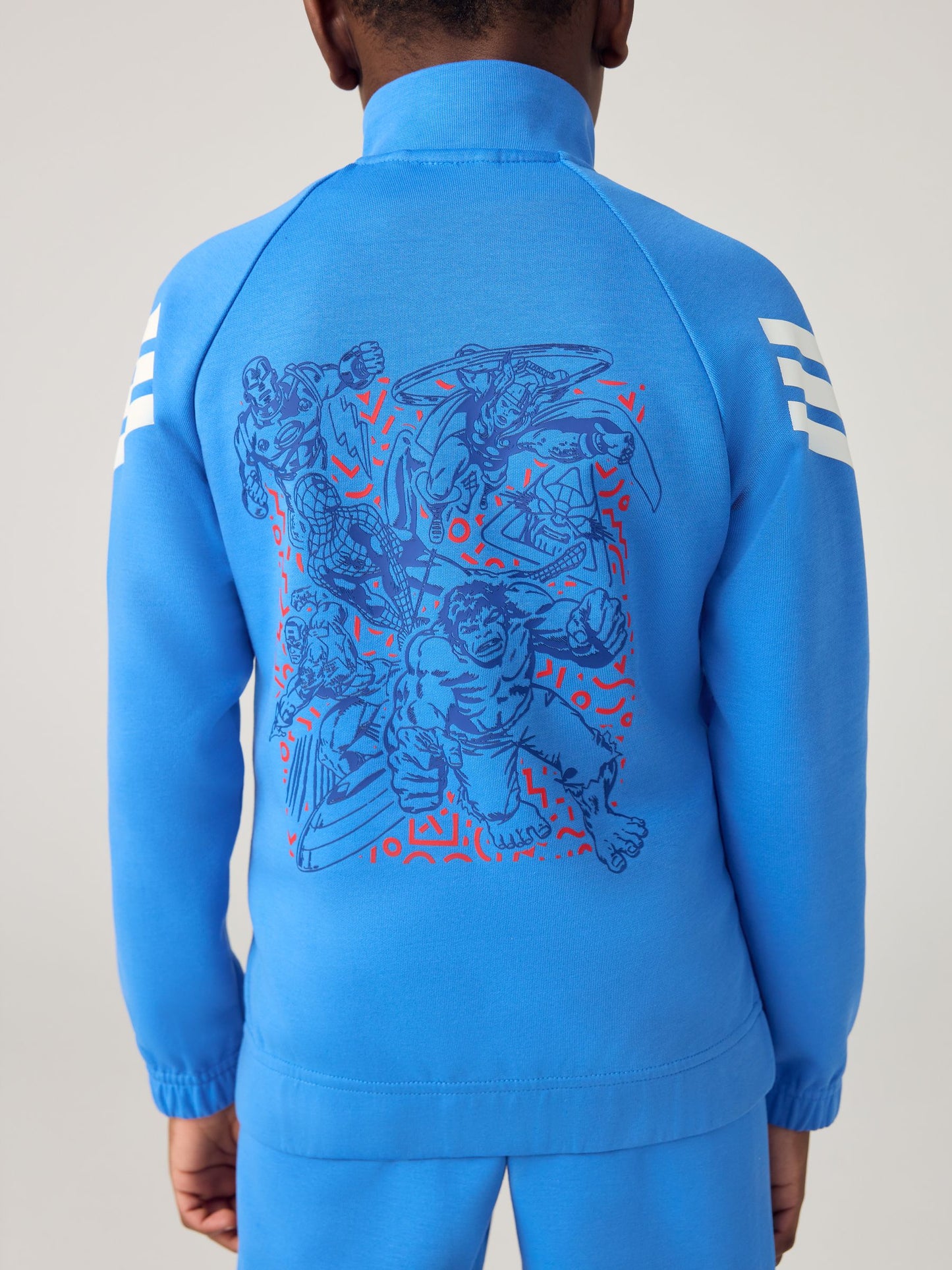Dsiney Kidz - adidas Blue Marvel Avengers Little Kids Tracksuit image 7
