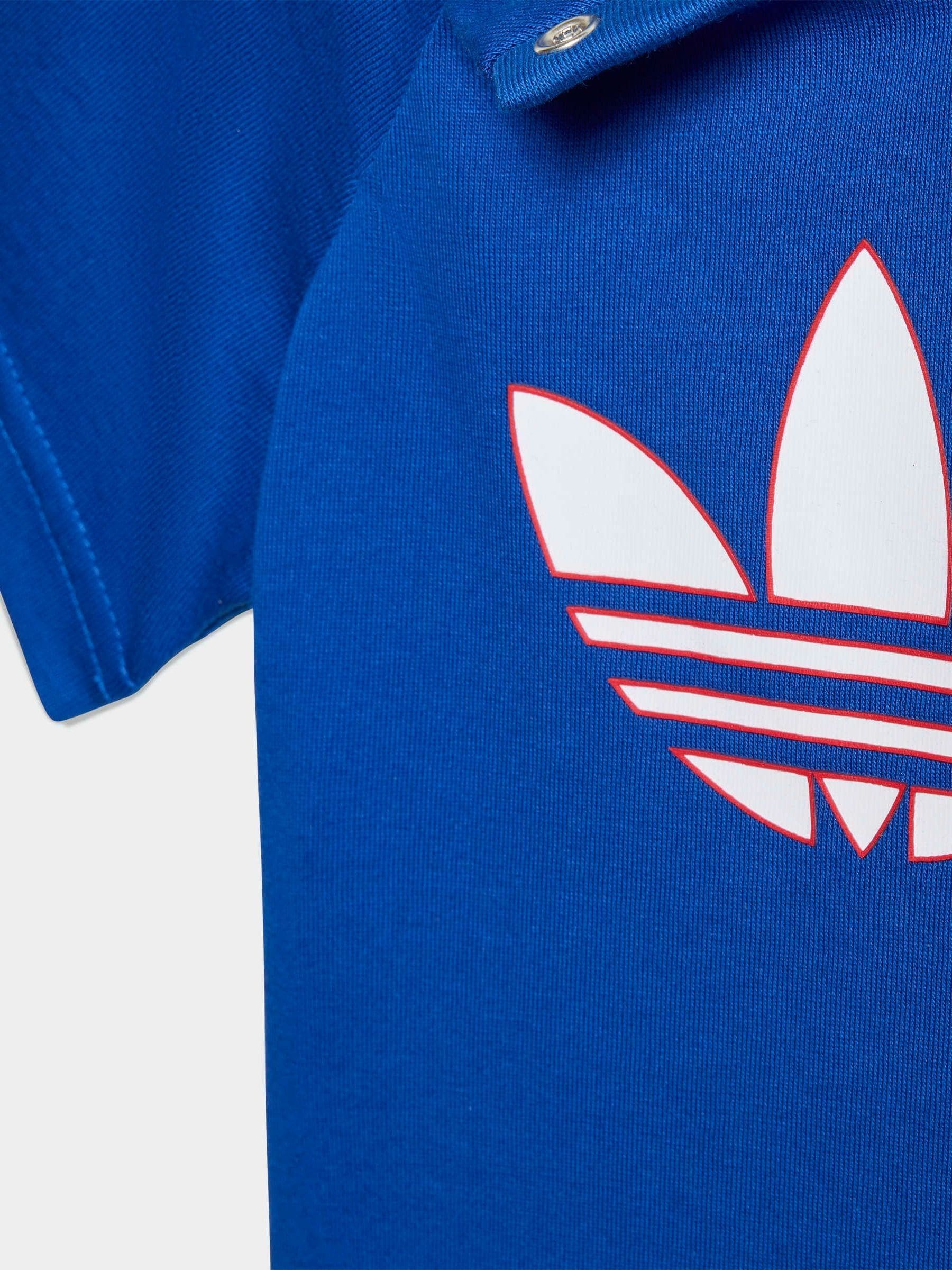 adidas Originals Blue Trefoil Top and Shorts Infant Set image 6