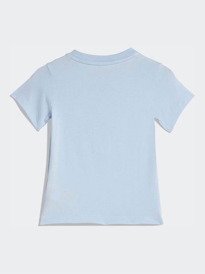adidas Originals Blue T-Shirt and Shorts Infant Set image 3