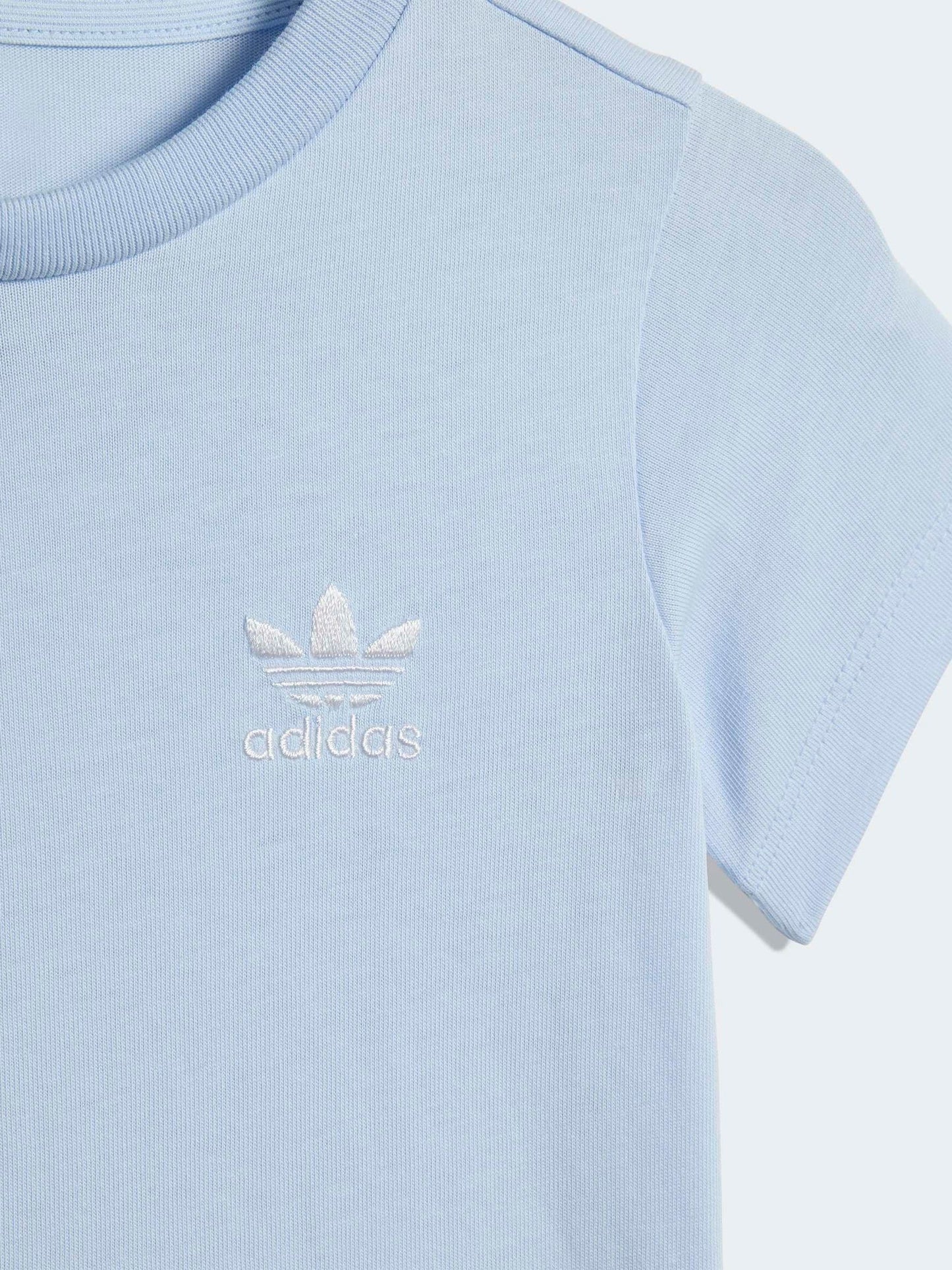 adidas Originals Blue T-Shirt and Shorts Infant Set image 6