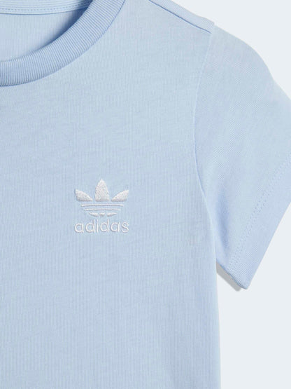 adidas Originals Blue T-Shirt and Shorts Infant Set image 6