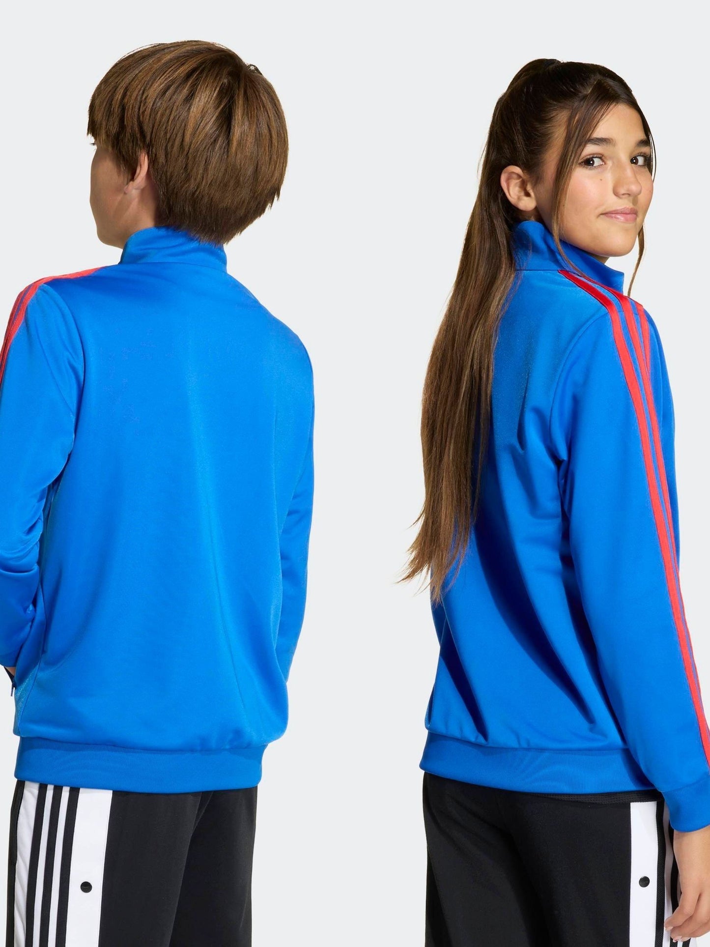 Dsiney Kidz - adidas originals Blue Red Firebird Oversized Jacket image 2