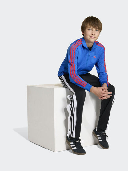 Dsiney Kidz - adidas originals Blue Red Firebird Oversized Jacket image 4