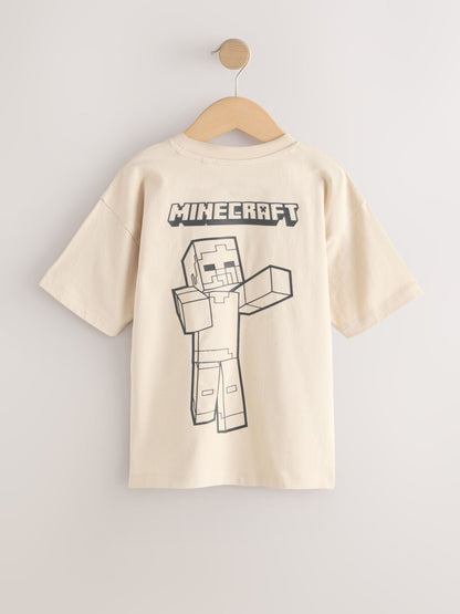 Dsiney Kidz - Stone/Black 2 Pack Minecraft T-Shirt (3-16yrs) image 3