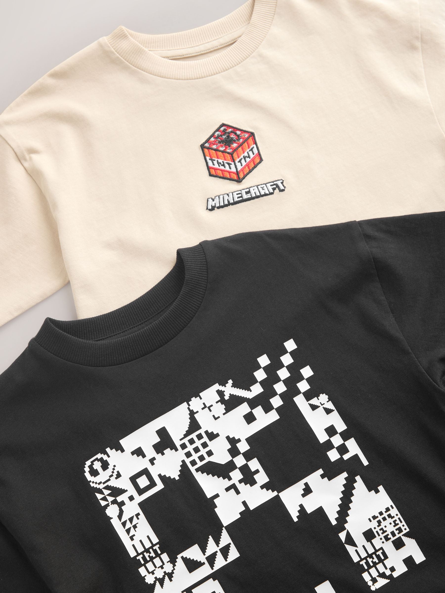 Dsiney Kidz - Stone/Black 2 Pack Minecraft T-Shirt (3-16yrs) image 5