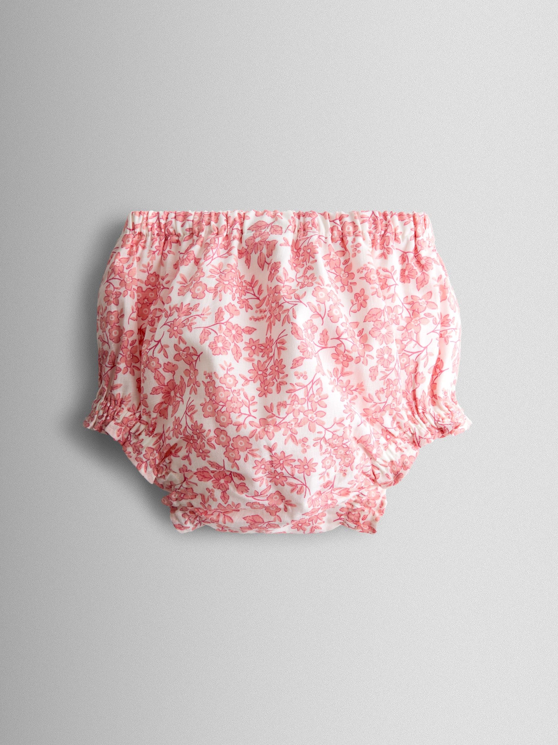 JoJo Maman Bébé Light Pink Garden Floral Smocked Woven Dress image 6