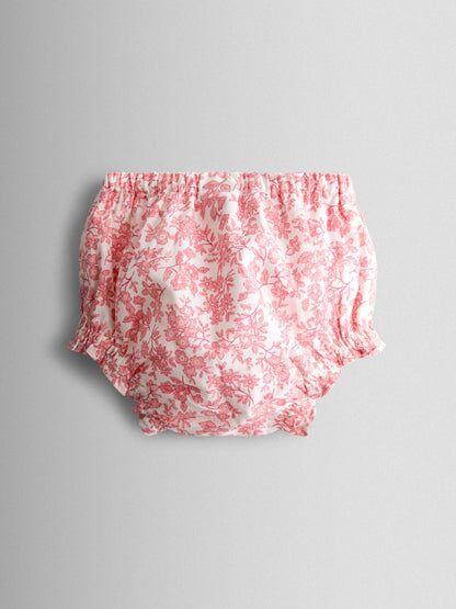 JoJo Maman Bébé Light Pink Garden Floral Smocked Woven Dress image 6