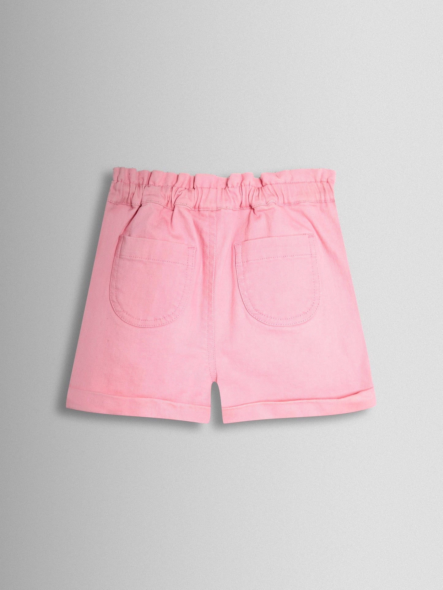 JoJo Maman Bébé Pink Floral Embroidered Twill Shorts image 3