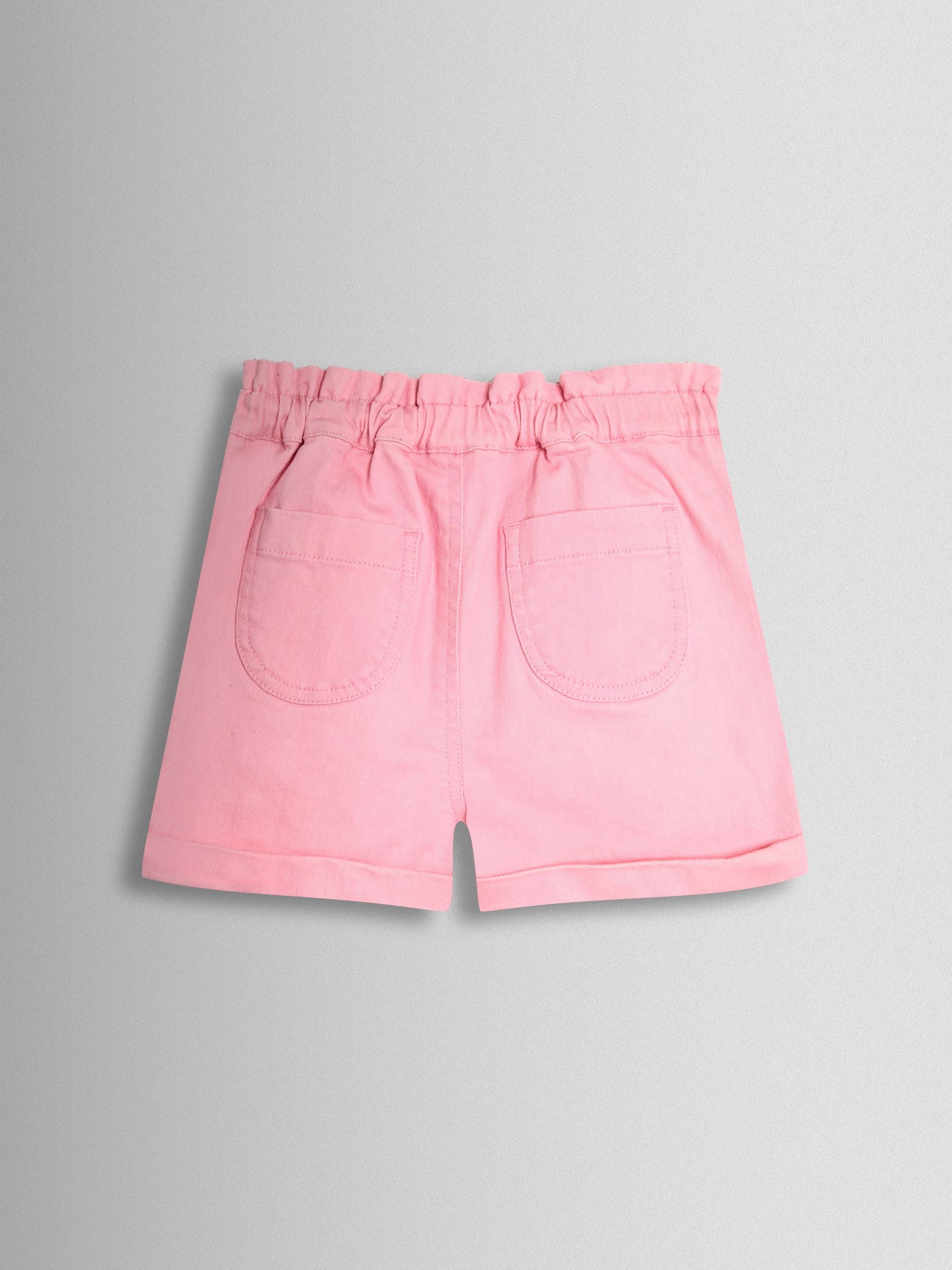 JoJo Maman Bébé Pink Floral Embroidered Twill Shorts image 3