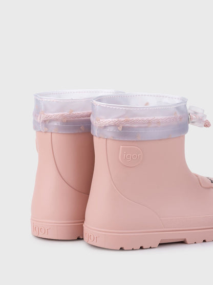 Igor Pink Mendi Cat Ankle Wellies image 2
