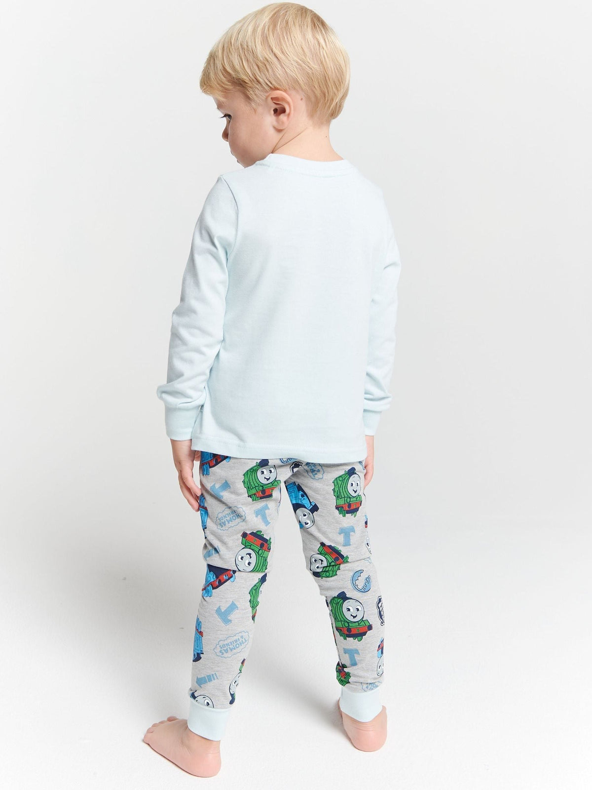 Brand Threads Grey Boys Thomas The Tank Pyjamas Set - image 2