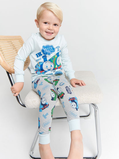 Brand Threads Grey Boys Thomas The Tank Pyjamas Set - image 4