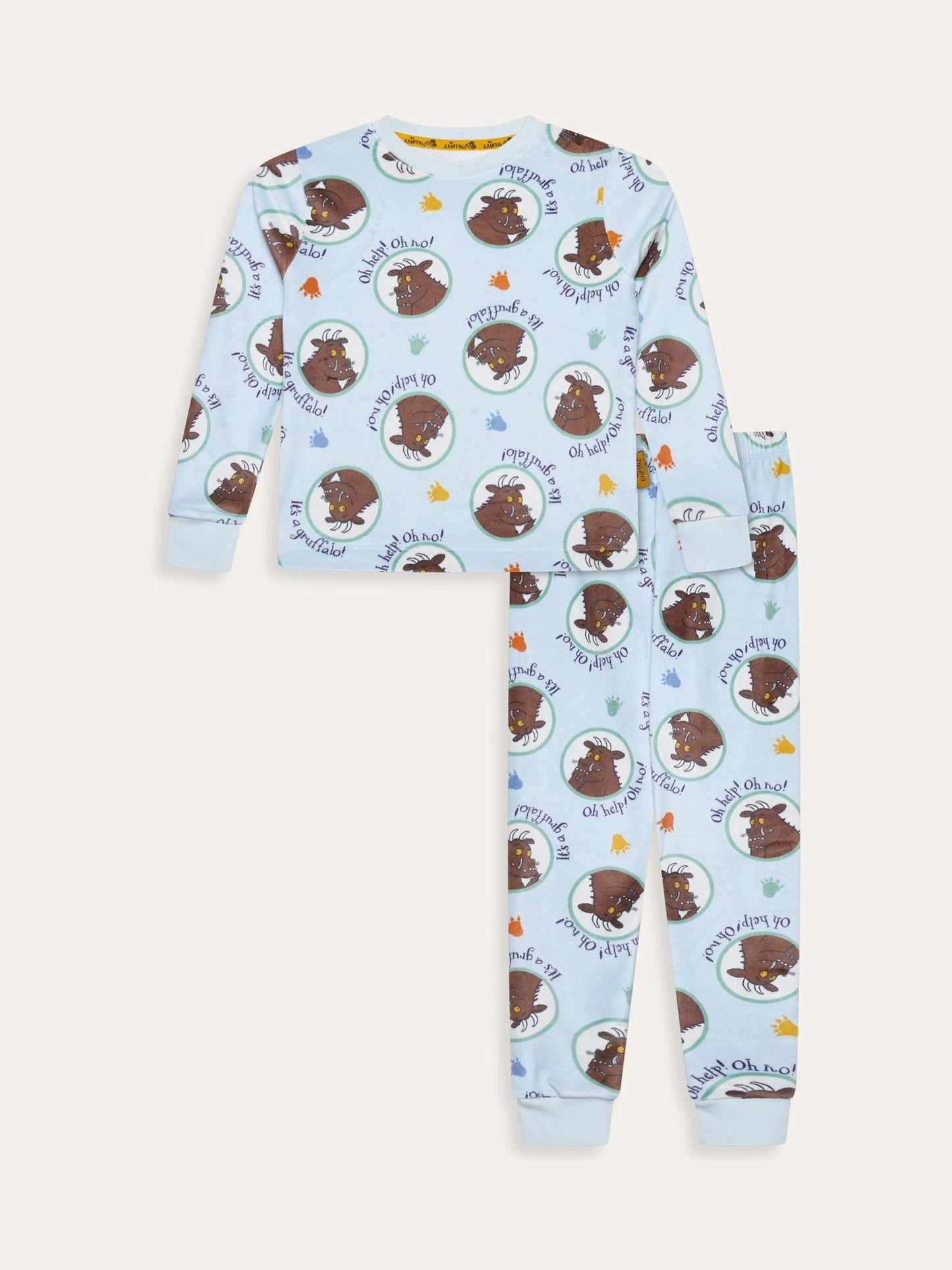 Dsiney Kidz - Brand Threads Green Unisex The Gruffalo Fleece Pyjama Set image 1
