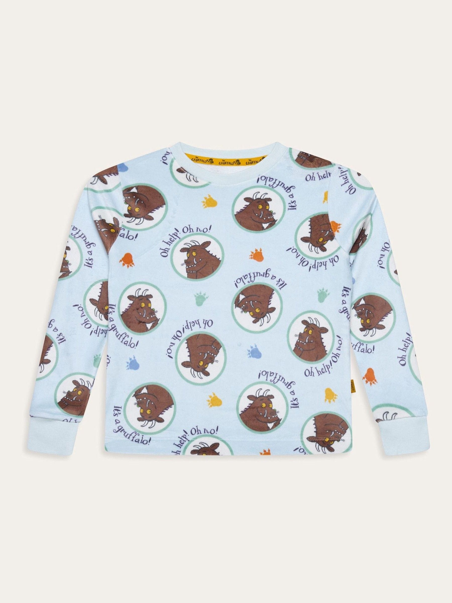Dsiney Kidz - Brand Threads Green Unisex The Gruffalo Fleece Pyjama Set image 2