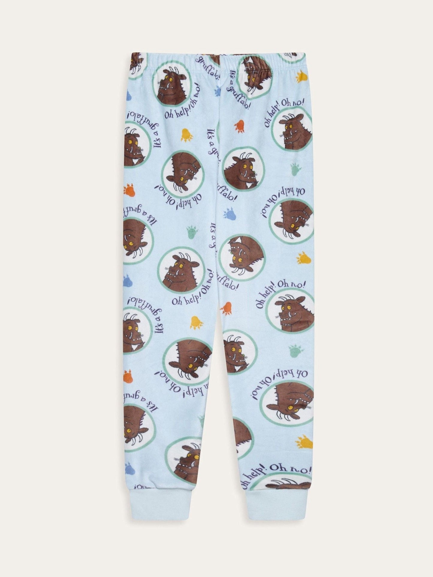 Dsiney Kidz - Brand Threads Green Unisex The Gruffalo Fleece Pyjama Set image 3