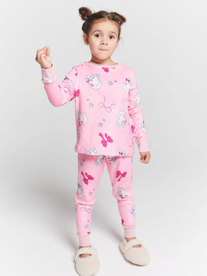 Brand Threads Pink Peppa Pig Fleece Pyjamas Set - image 3