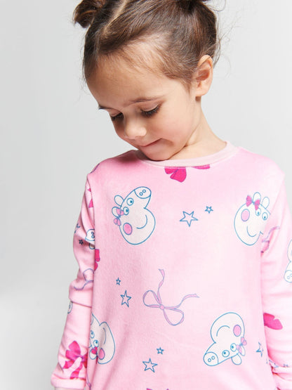Brand Threads Pink Peppa Pig Fleece Pyjamas Set - image 5