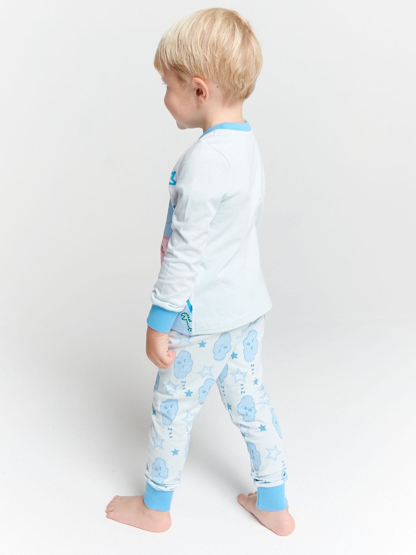 Dsiney Kidz - Brand Threads Blue George Pig Boys Pyjamas Set image 2