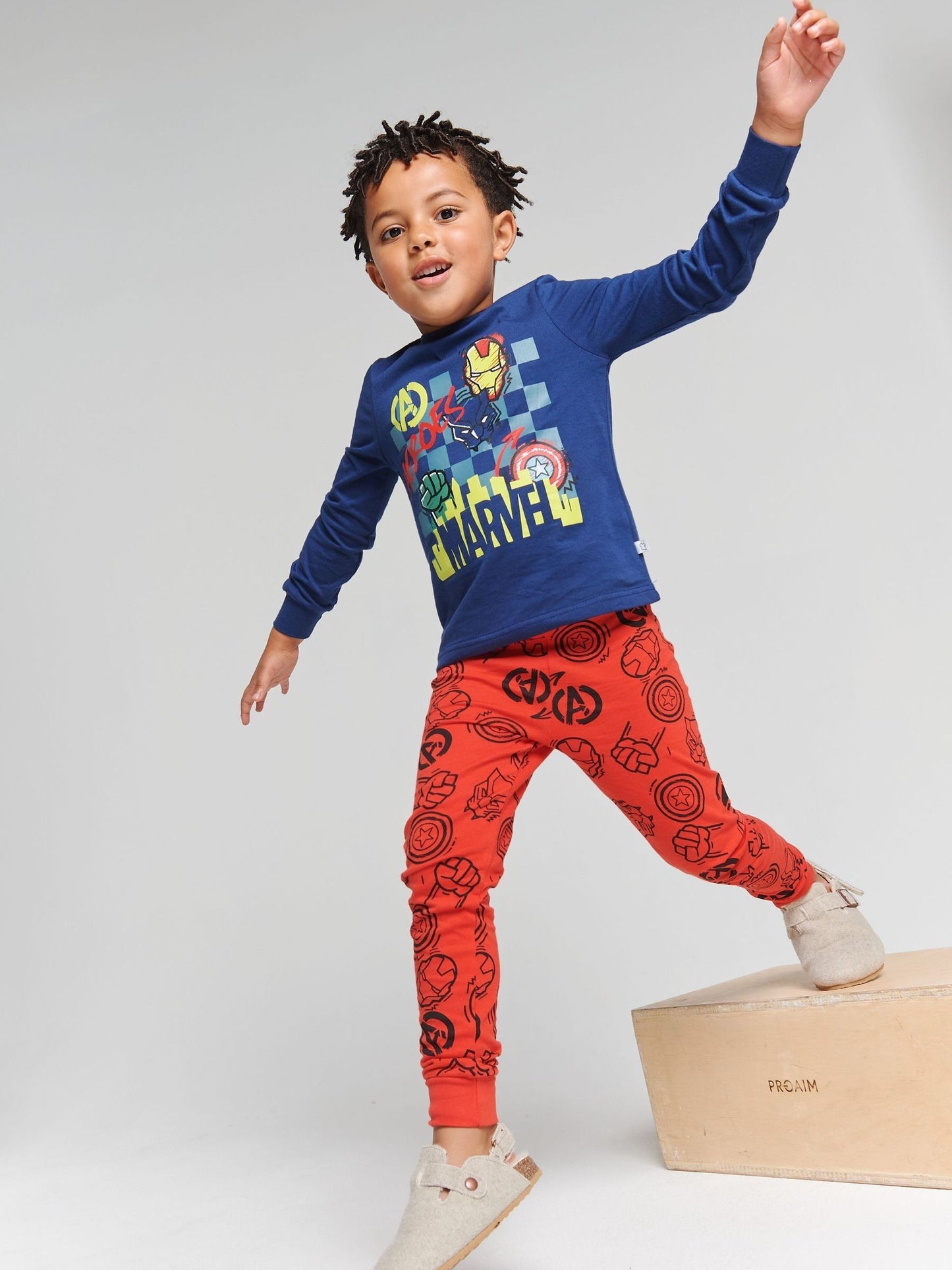 Dsiney Kidz - Brand Threads Blue Marvel Pyjamas Set image 1