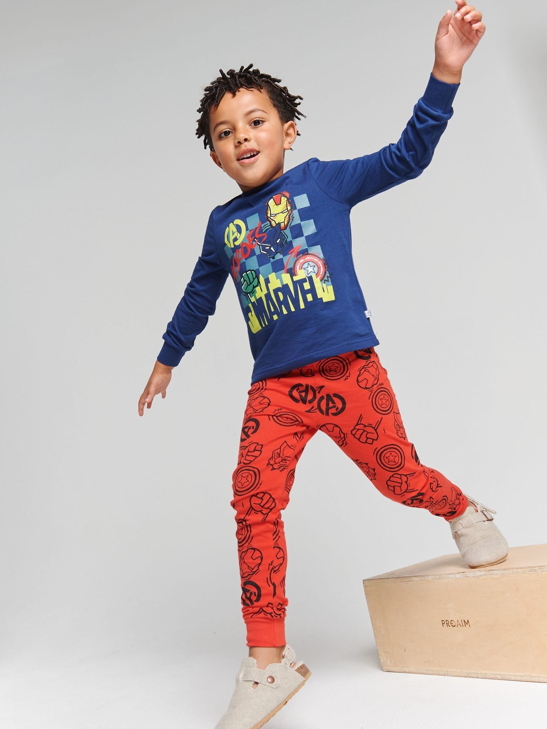 Dsiney Kidz - Brand Threads Blue Marvel Pyjamas Set image 1