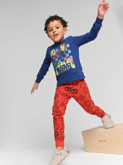 Dsiney Kidz - Brand Threads Blue Marvel Pyjamas Set image 1