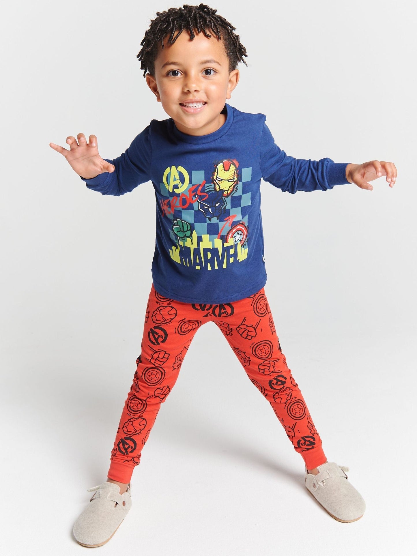 Dsiney Kidz - Brand Threads Blue Marvel Pyjamas Set image 3