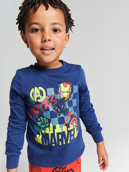 Dsiney Kidz - Brand Threads Blue Marvel Pyjamas Set image 4