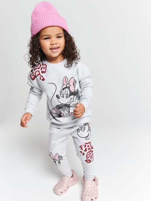 Brand Threads Grey Minnie Mouse Joggers Set image 1