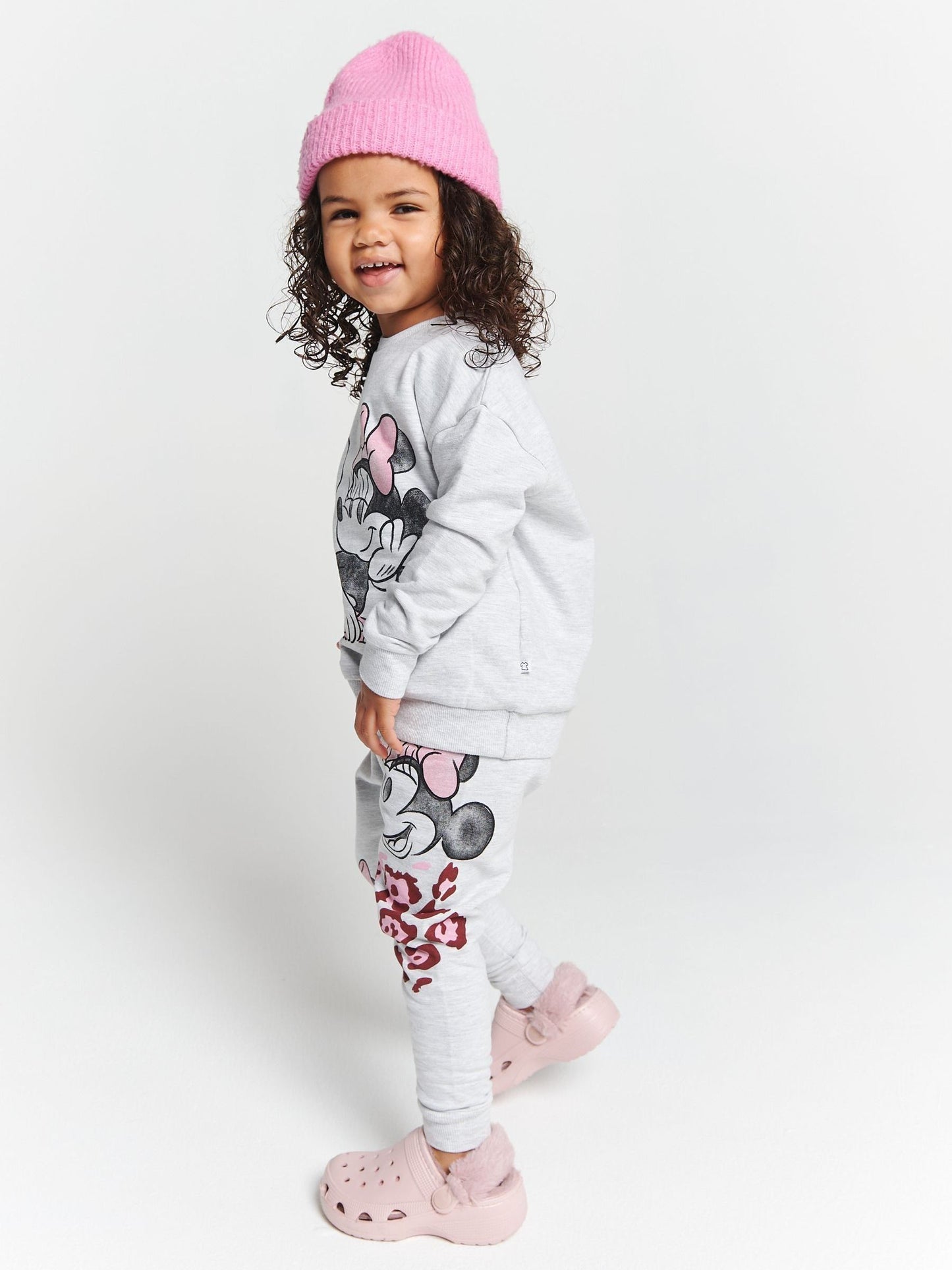 Brand Threads Grey Minnie Mouse Joggers Set image 2