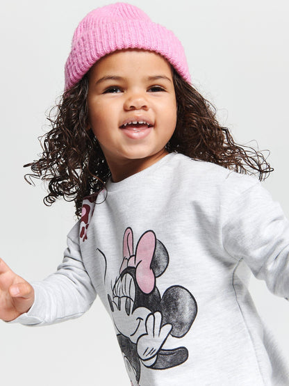 Brand Threads Grey Minnie Mouse Joggers Set image 4