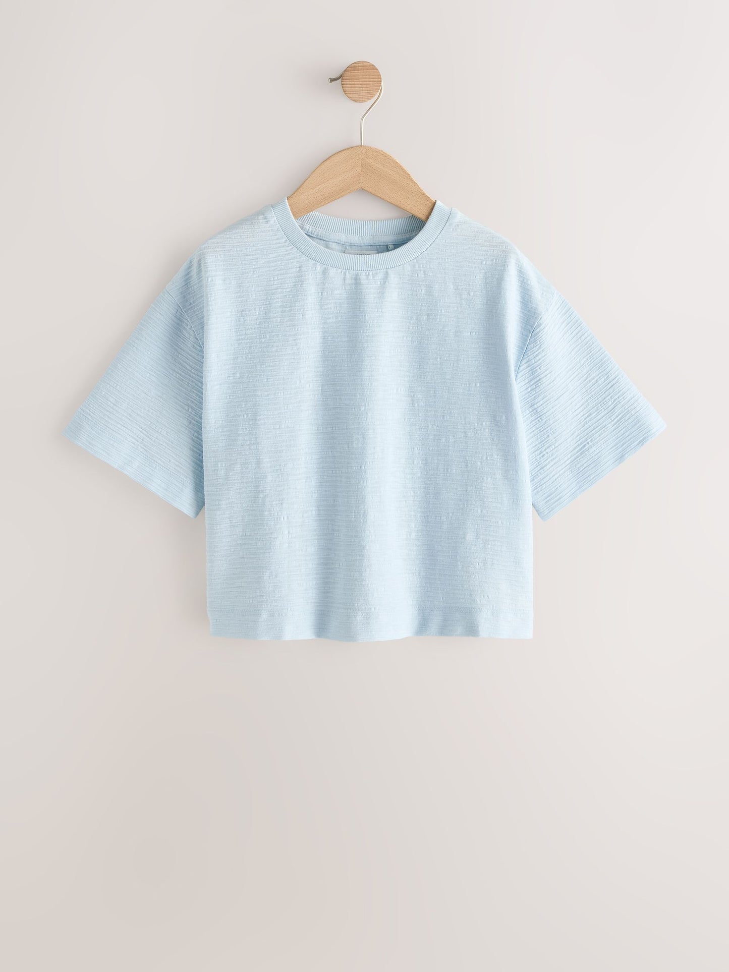 Dsiney Kidz - Blue Textured Oversized Boxy T-Shirt (3-16yrs) image 5