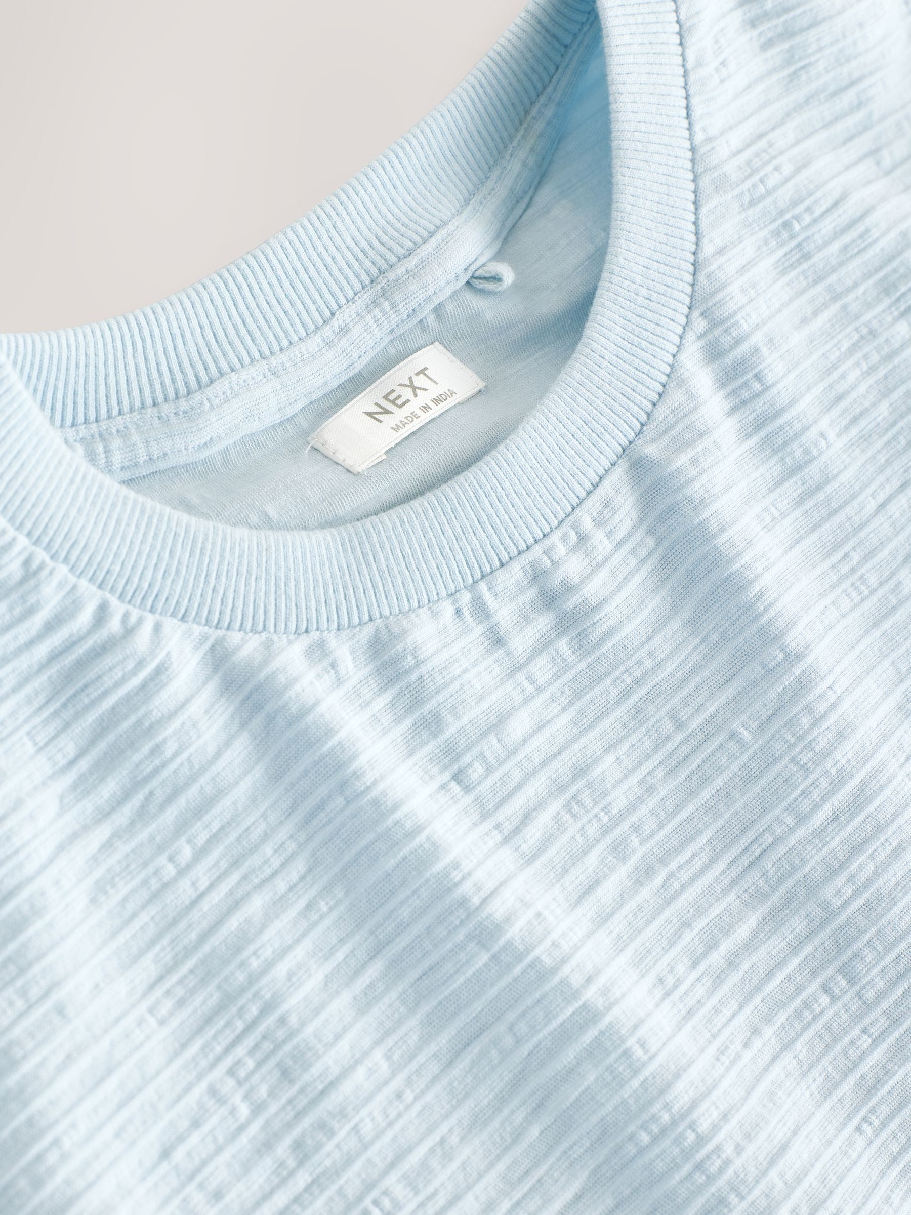 Dsiney Kidz - Blue Textured Oversized Boxy T-Shirt (3-16yrs) image 8