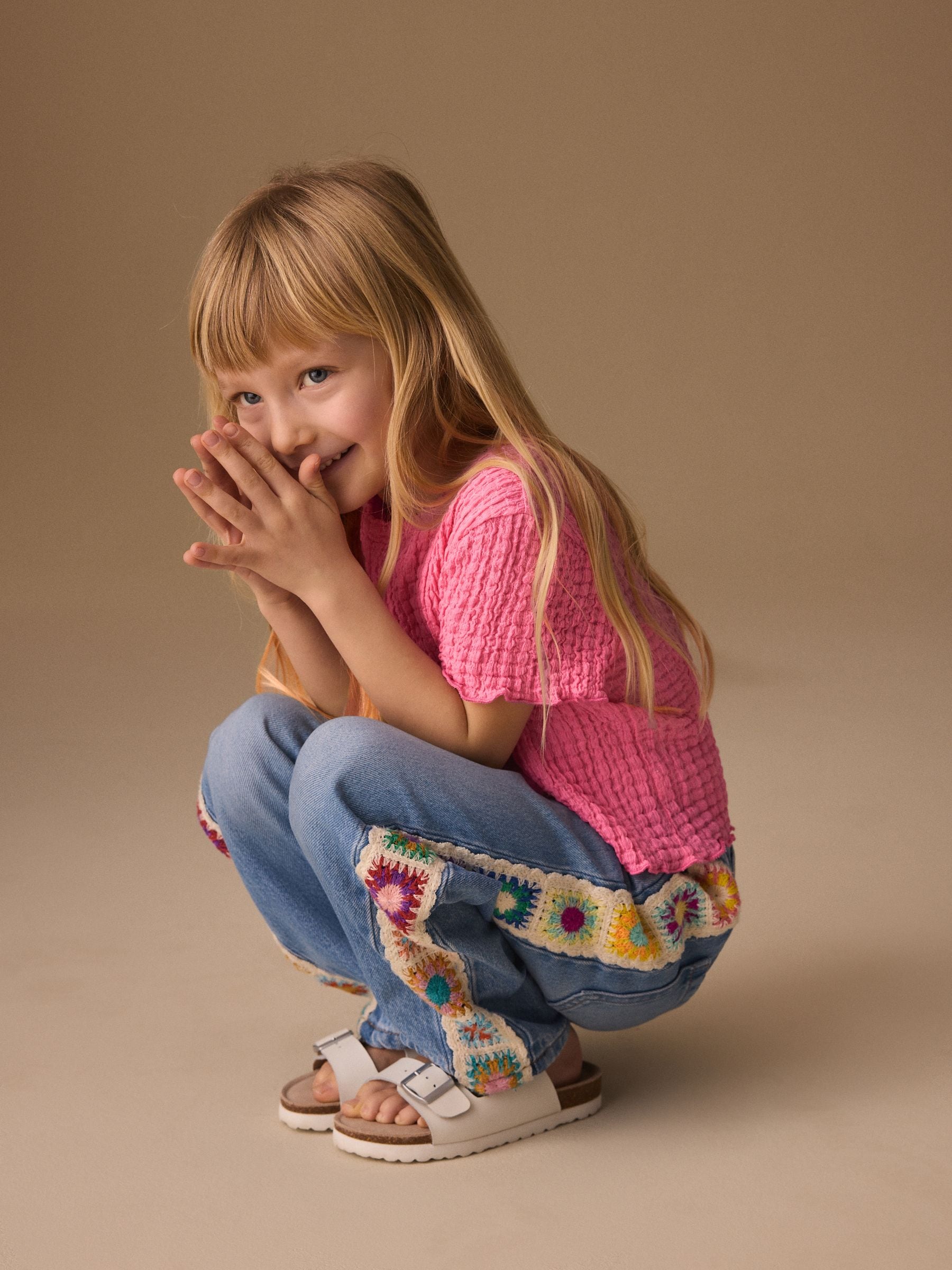 Dsiney Kidz - Pink Textured T-Shirt (3-16yrs) image 3